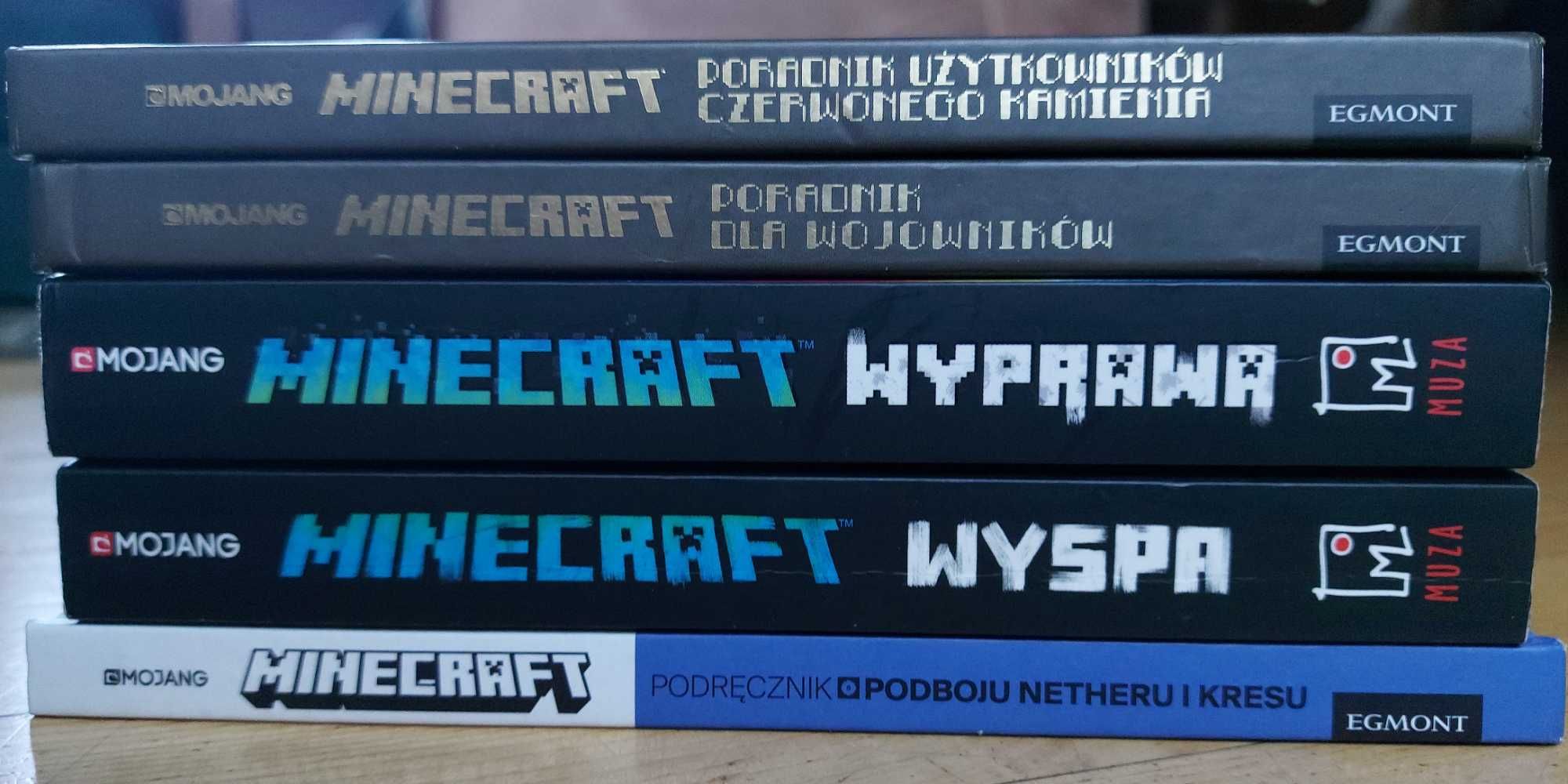 Książki Minecraft - 5 części