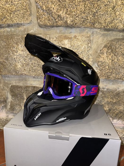 Airoh strycker black mate