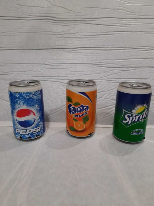 Колонки портативні PEPSI, FANTA, SPRITE USB, MicroSD, AUX, FM 375грн.
