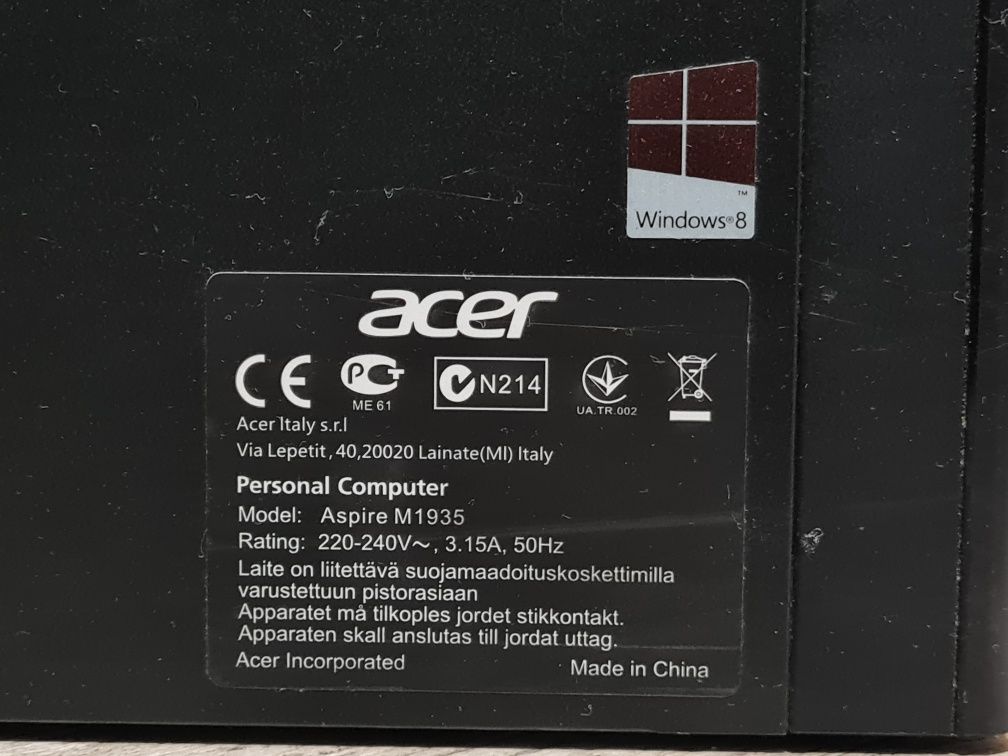 Komputer Acer Aspire M1935 Intel Core i3-2130