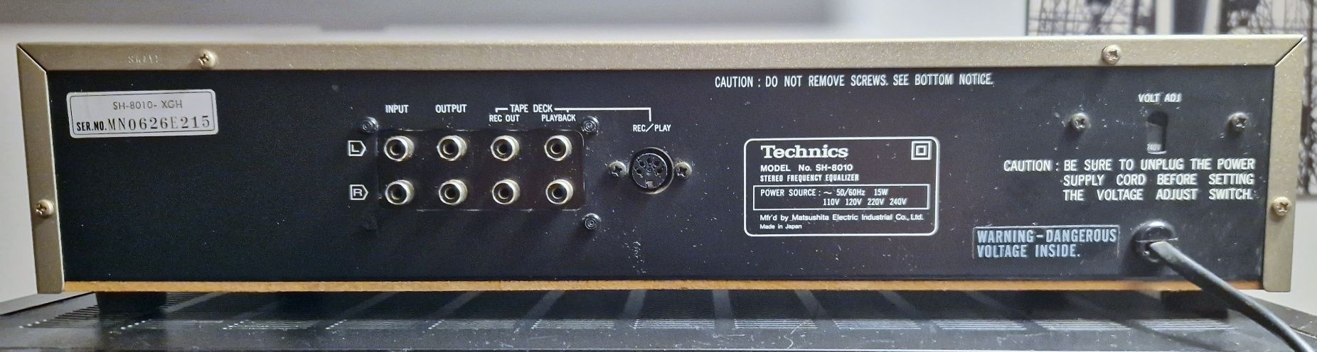 Korektor graficzny Technics SH-8010 rok 1979-82