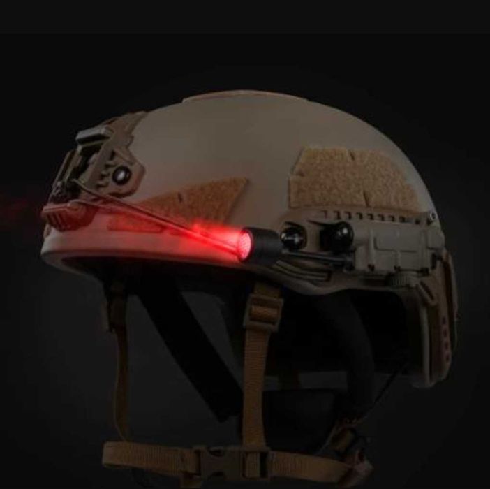 Ліхтар на шолом Sidewinder WASD червоний військовий Тан | Олива