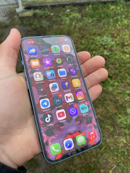 Iphone 14 в фиолетовом цвете