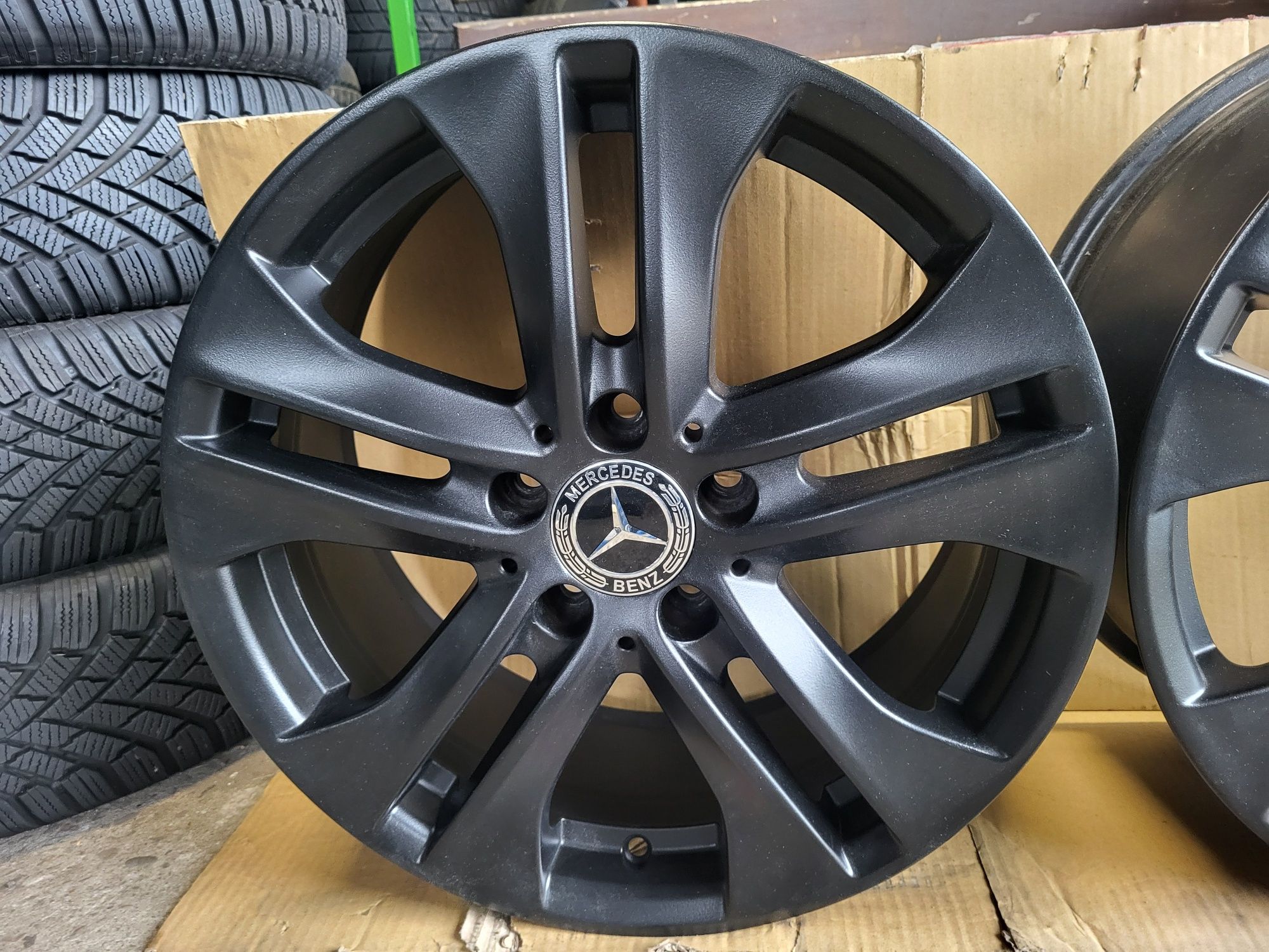 Alufelgi 5x112 17cali Mercedes Czarny Mat
