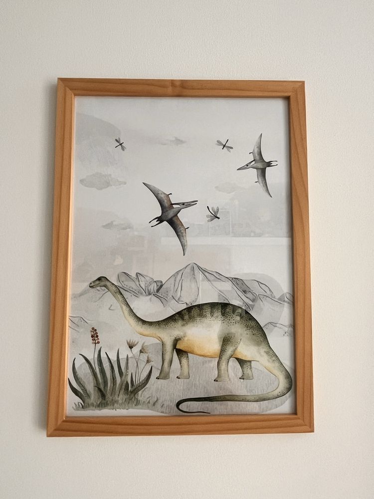 Plakat / zdjecie w ramce - dinozaury