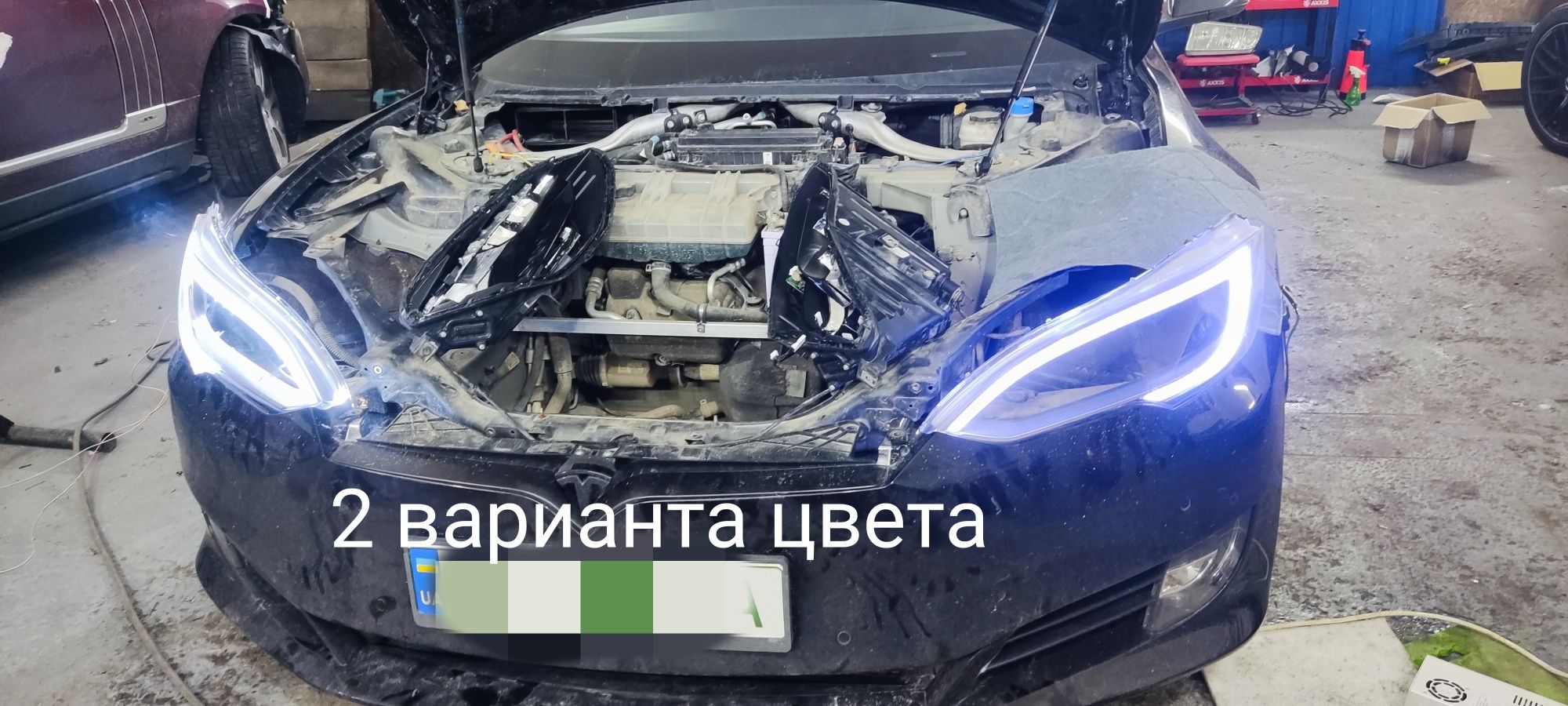 Ремонт фар Tesla S,ДХО ,поворотники