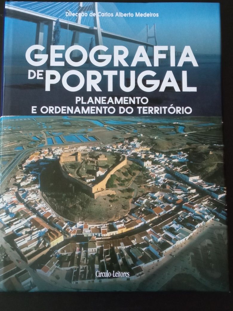 4 Volumes Geografia de Portugal do Círculo de Leitores