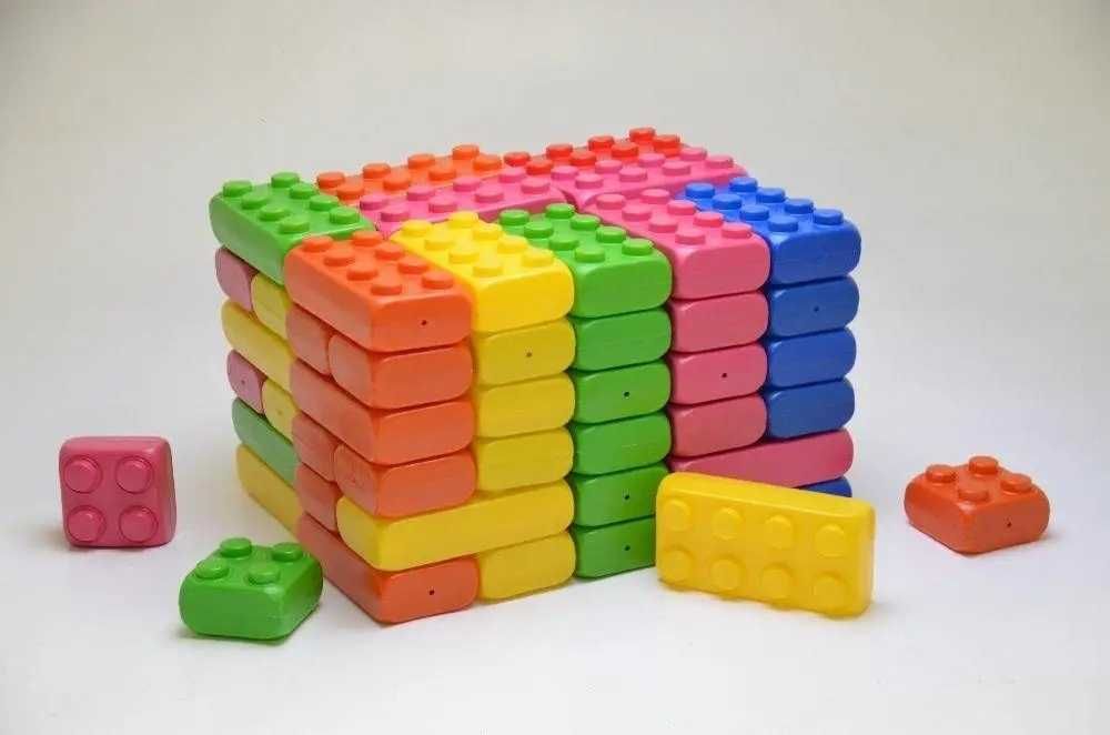 Дитячий великий конструктор кубики Mega Cube 40 шт в пакованні Україна