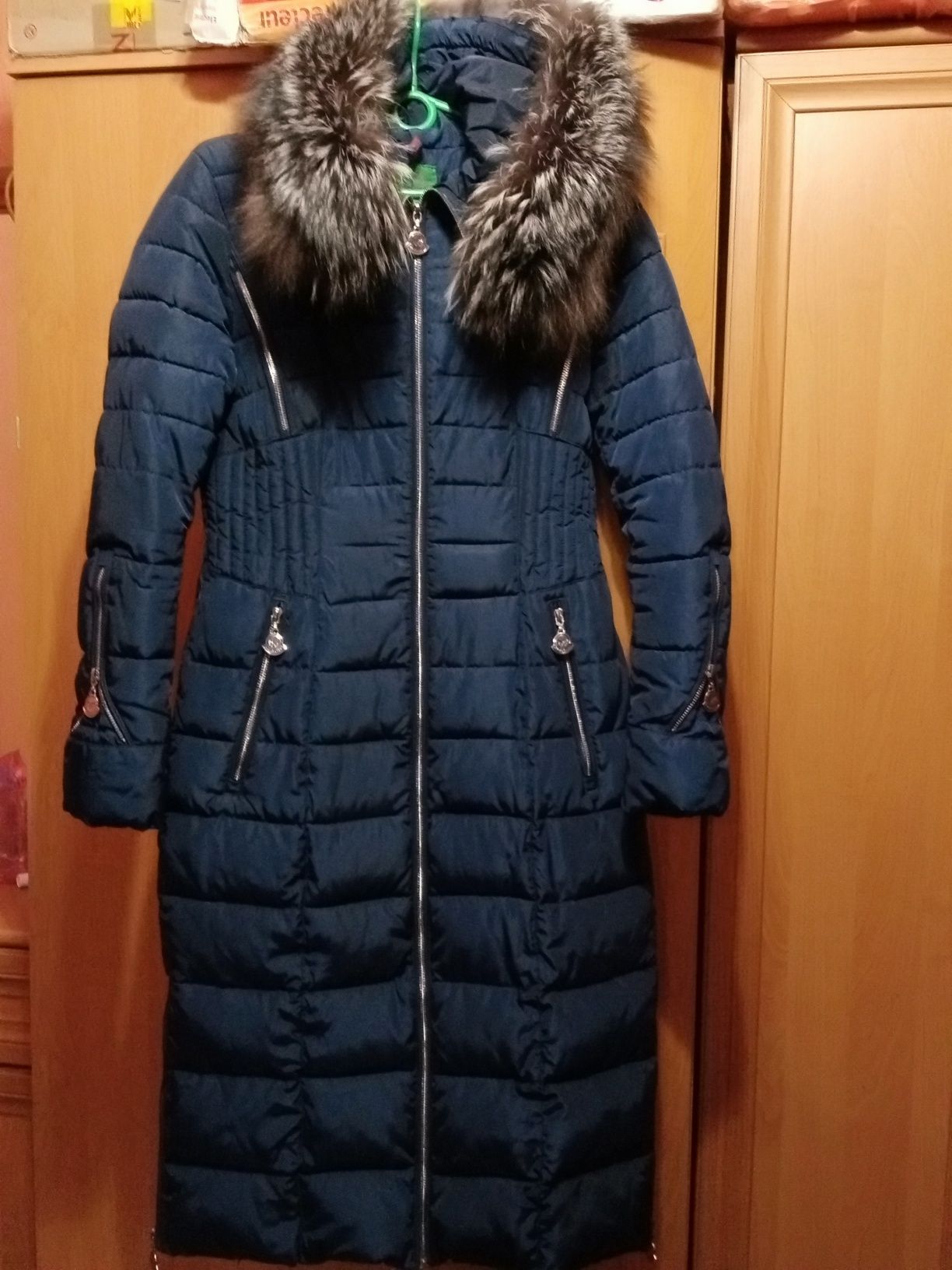 Пальто зимнее стёганое