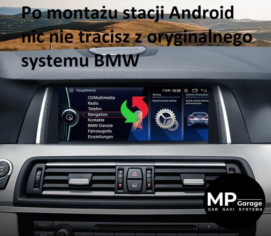 Stacja Multimedialna BMW F10/F11 Snapdragon 8/128 CarPlay/AA Montaż