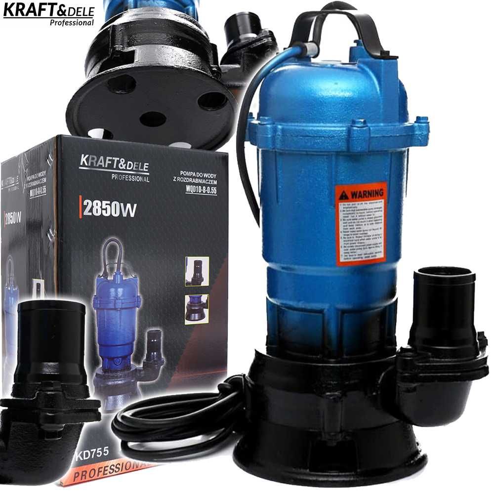 KRAFT&DELE Pompa Do Wody Brudnej Szamba Rozdrabniaczem 2850w KD755