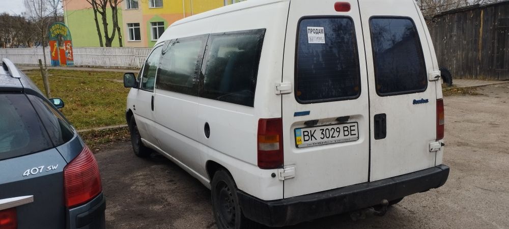 Fiat scudo мax комплектація 8+1  2.0 дизель