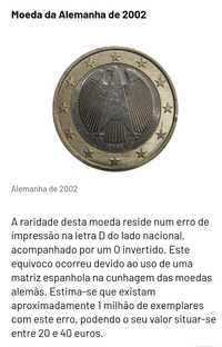 Moeda de 1 euro alemã