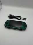 zielona konsola PSP 3000 slim + adapter + kabel spirited green