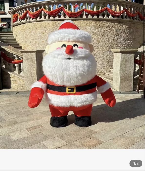 Надувний Якісний костюм Санта Клауса 260 см Новий Без акумулятора !!!