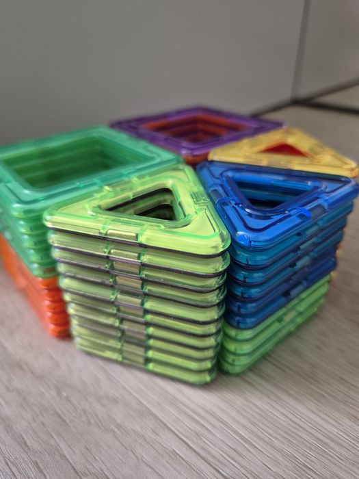 Магнітний конструктор, великі деталі, 50 шт