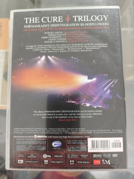 DVD The Cure Trilogy LIVE