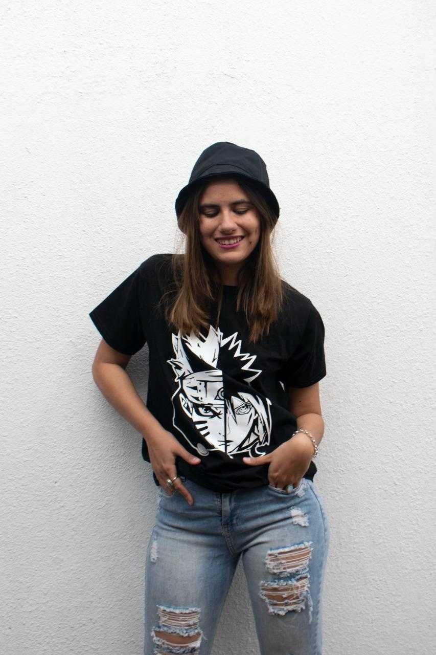 Naruto Anime T-shirts Unisex algodão