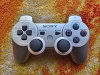 Oryginalny Pad PS3 Playstation 3 Sony Srebrny, Skup/Sprzedaż