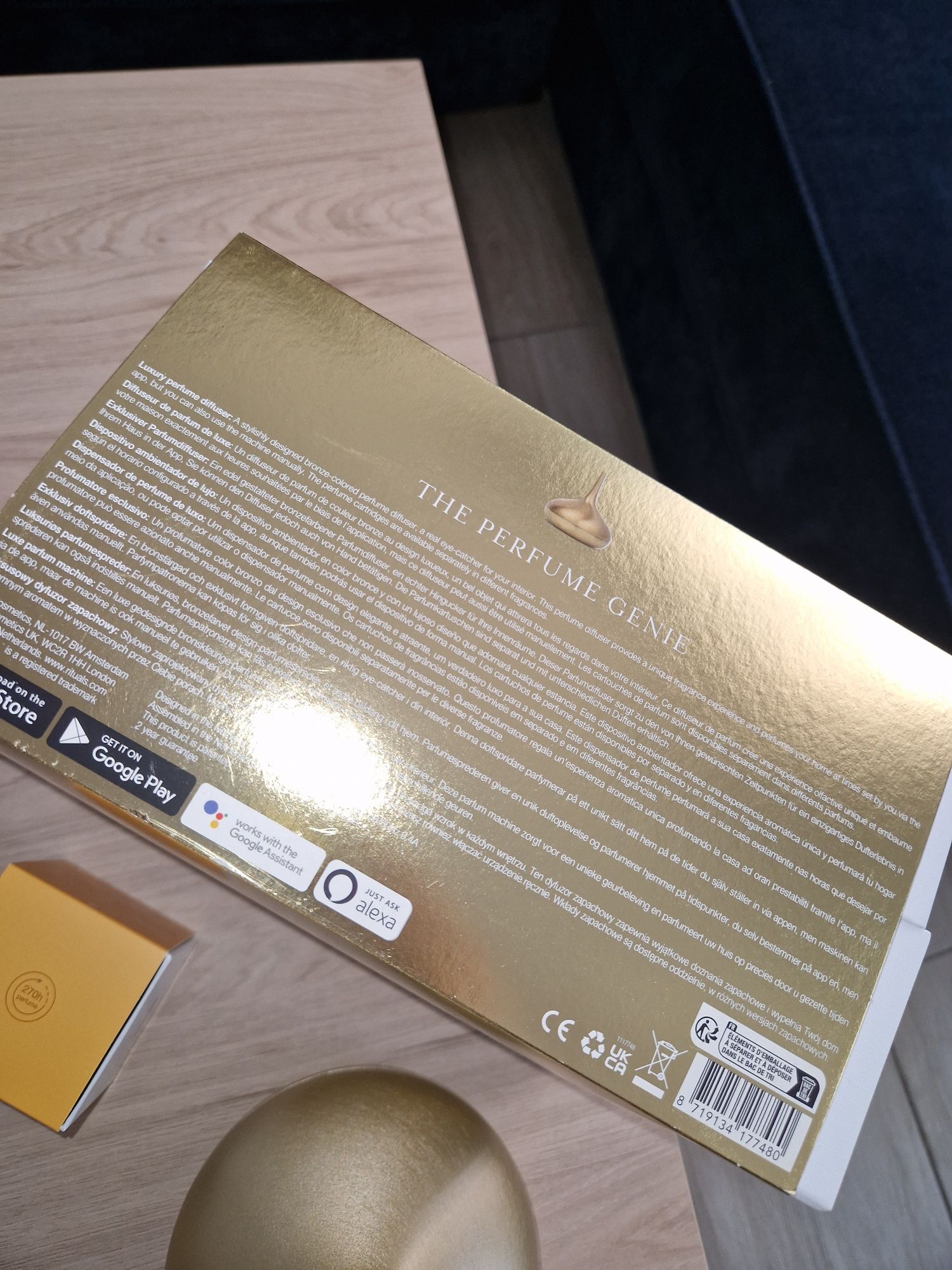 Rituals dyfuzor the perfume genie 2.1 urządzenie + wkład + nowy zapas