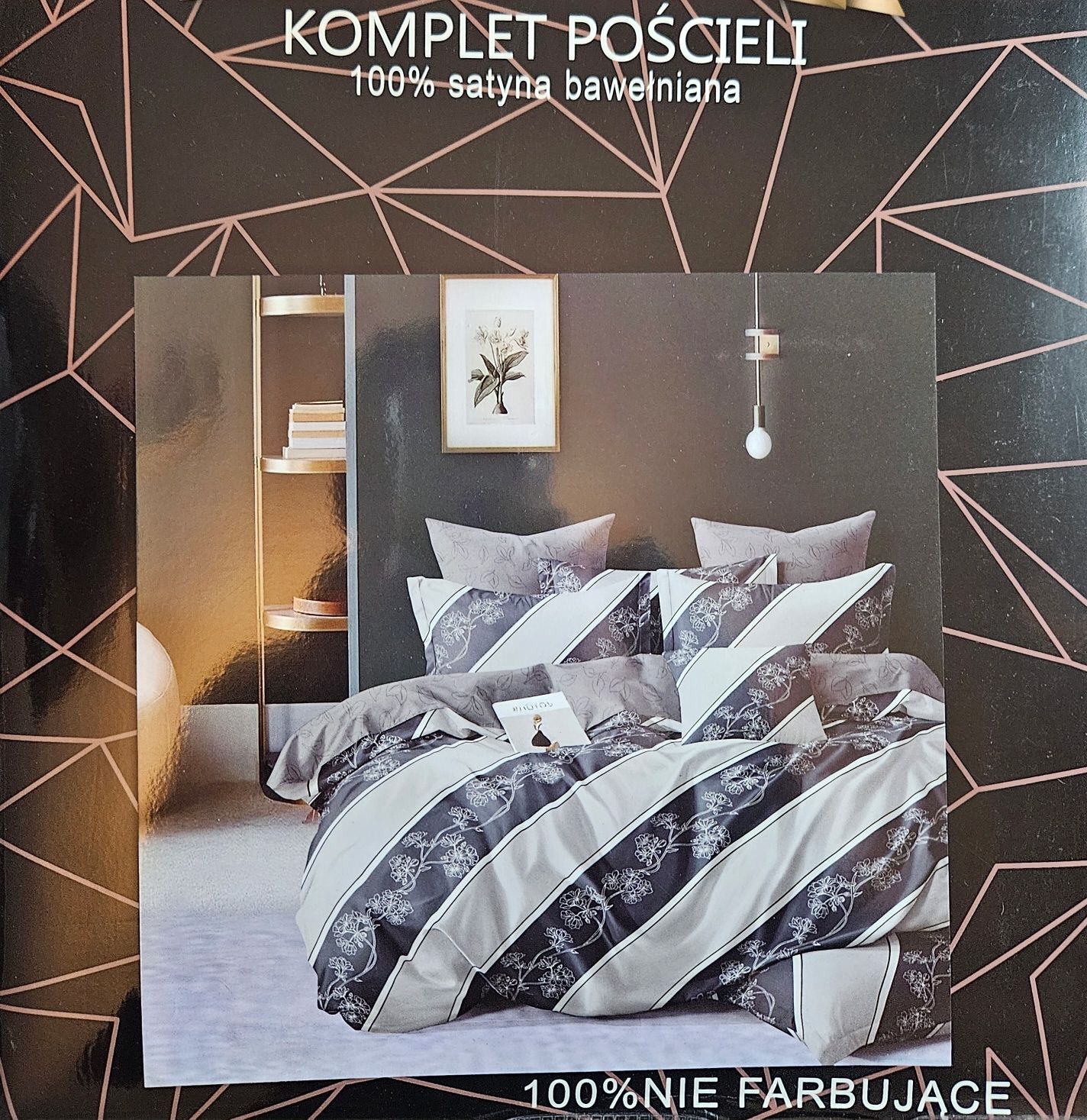 Pościel Bawełna 200x220 3cz ( wzór jak na zdjęciu )