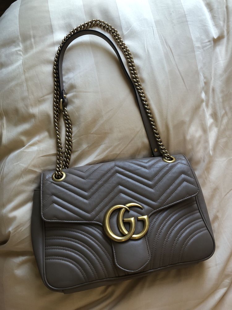 Mala Gucci Bege GG shoulder bag