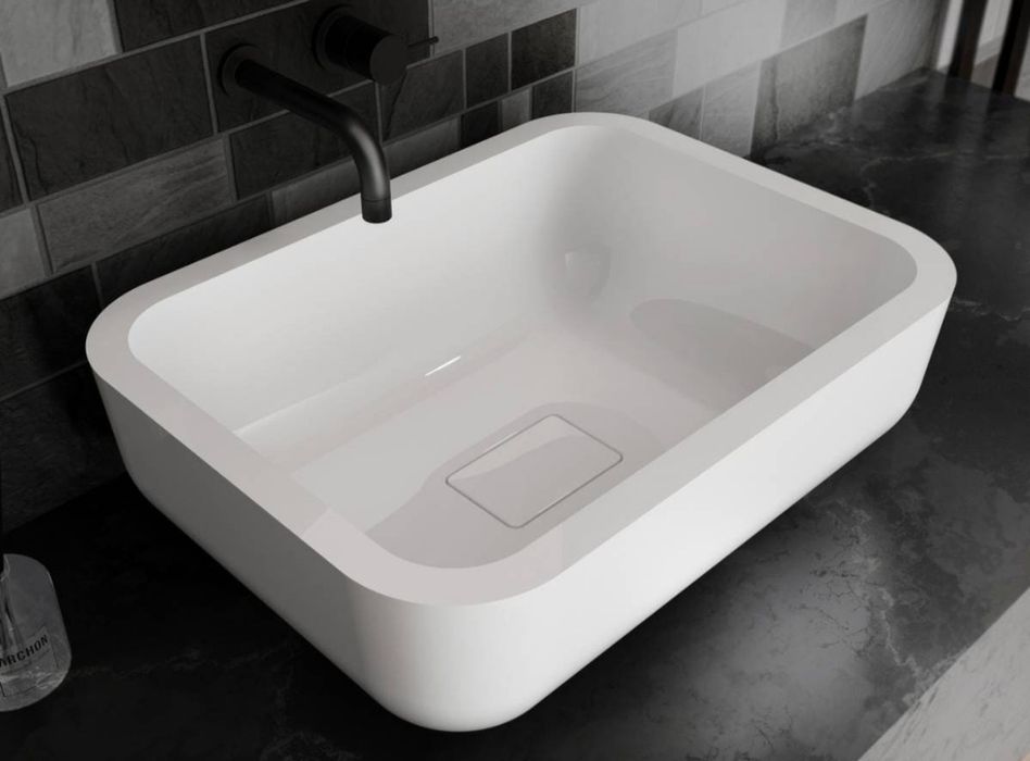 Раковина, умивальник накладний miraggio monaco