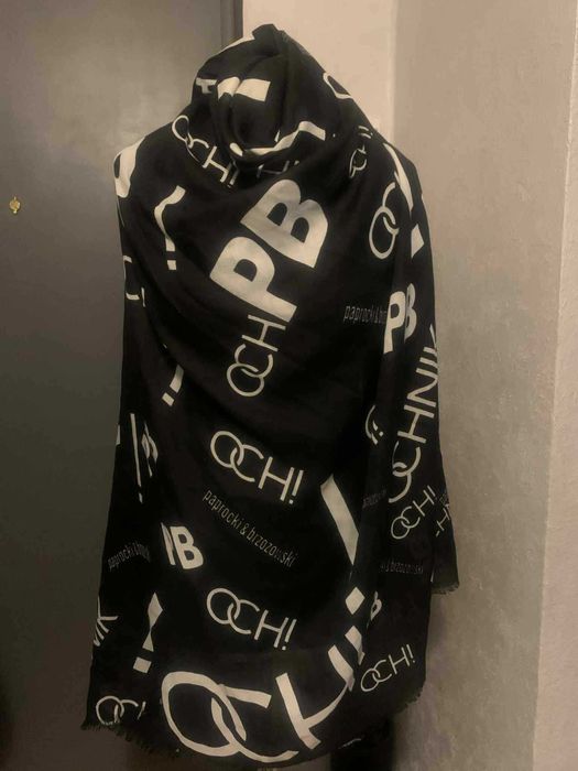 Ochnik designerska chusta szal szalik wzory oversize duży