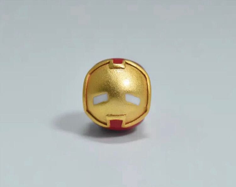 charms do pandora moments ironman marvel koło złoty