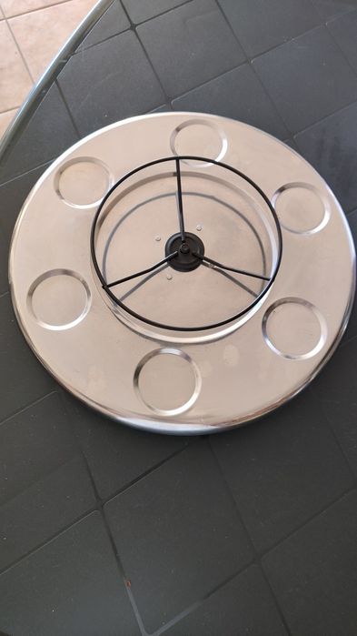 Fritadeira, tarteira e suporte para Fondue