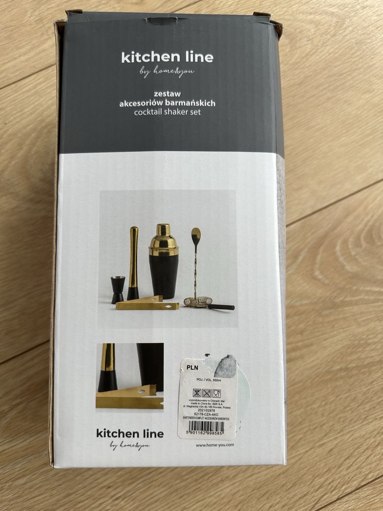 zestaw akcesoriow barmanskich cocktail shaker set