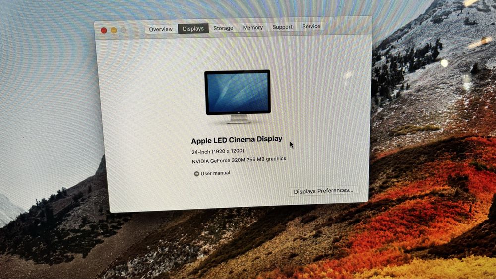 Monitor Apple LED Cinema Display 24″ A1267