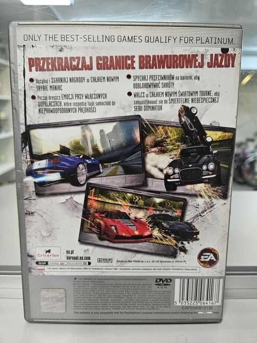 Gra na PS2 - Burnout Dominator