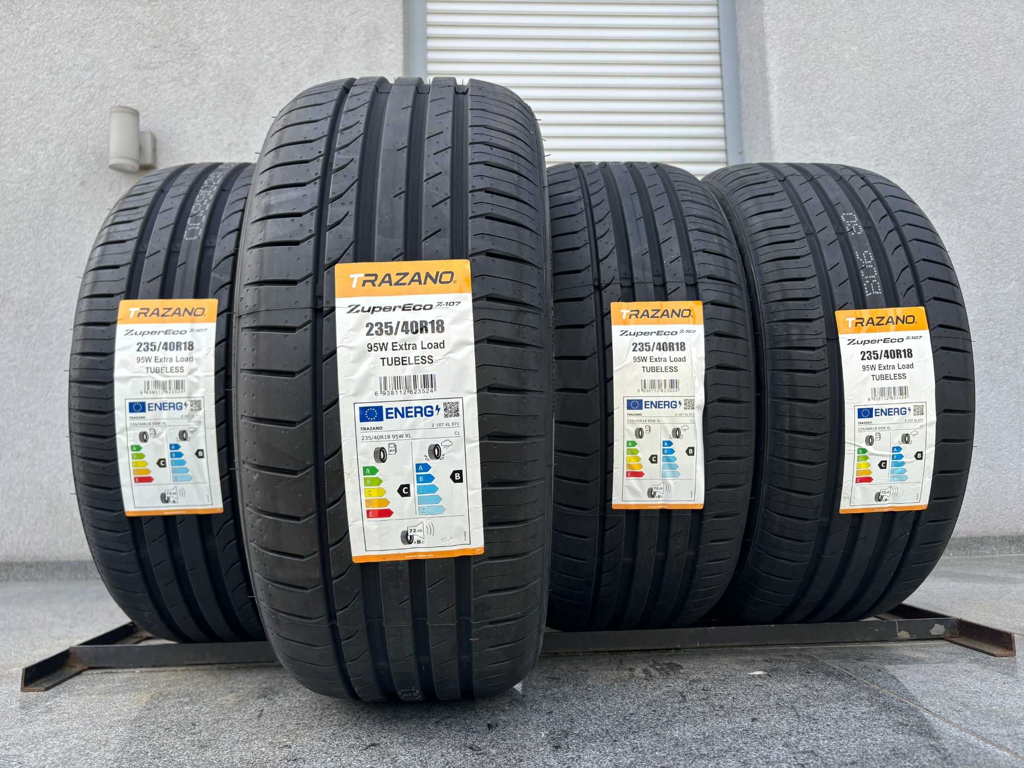 x4 letnie 235/40R18 Trazano ZuperEco 95W XL C,B,7db Prosto z fabryki