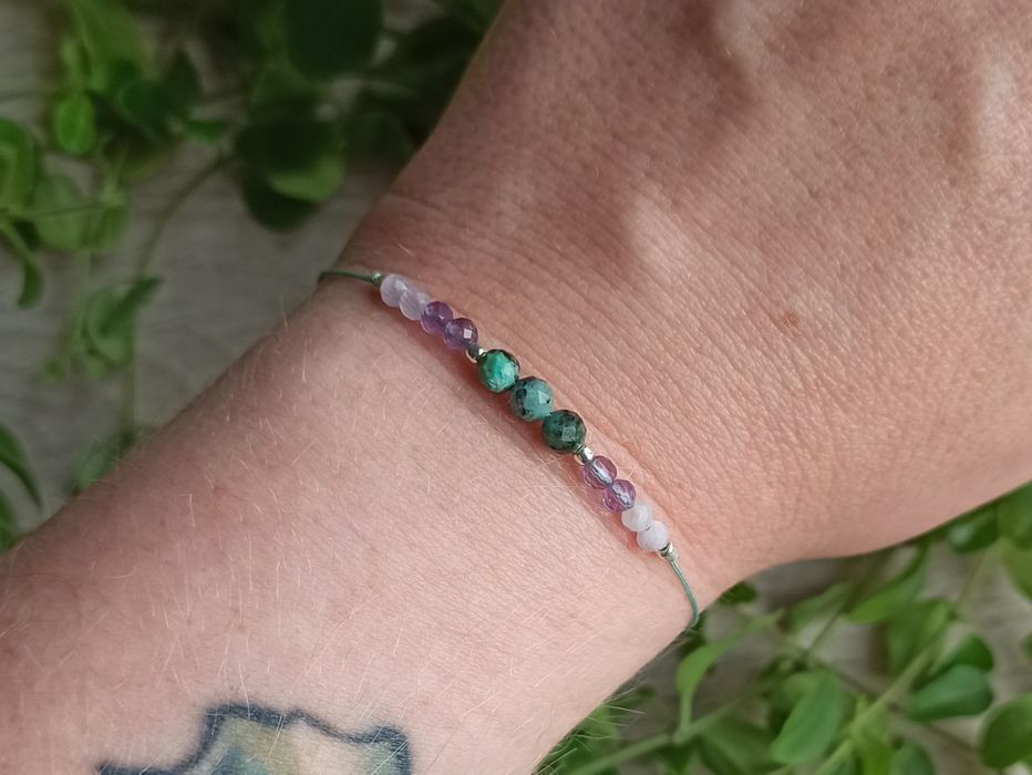 Skorpion bransoletka na szczęście, kamienie amulet