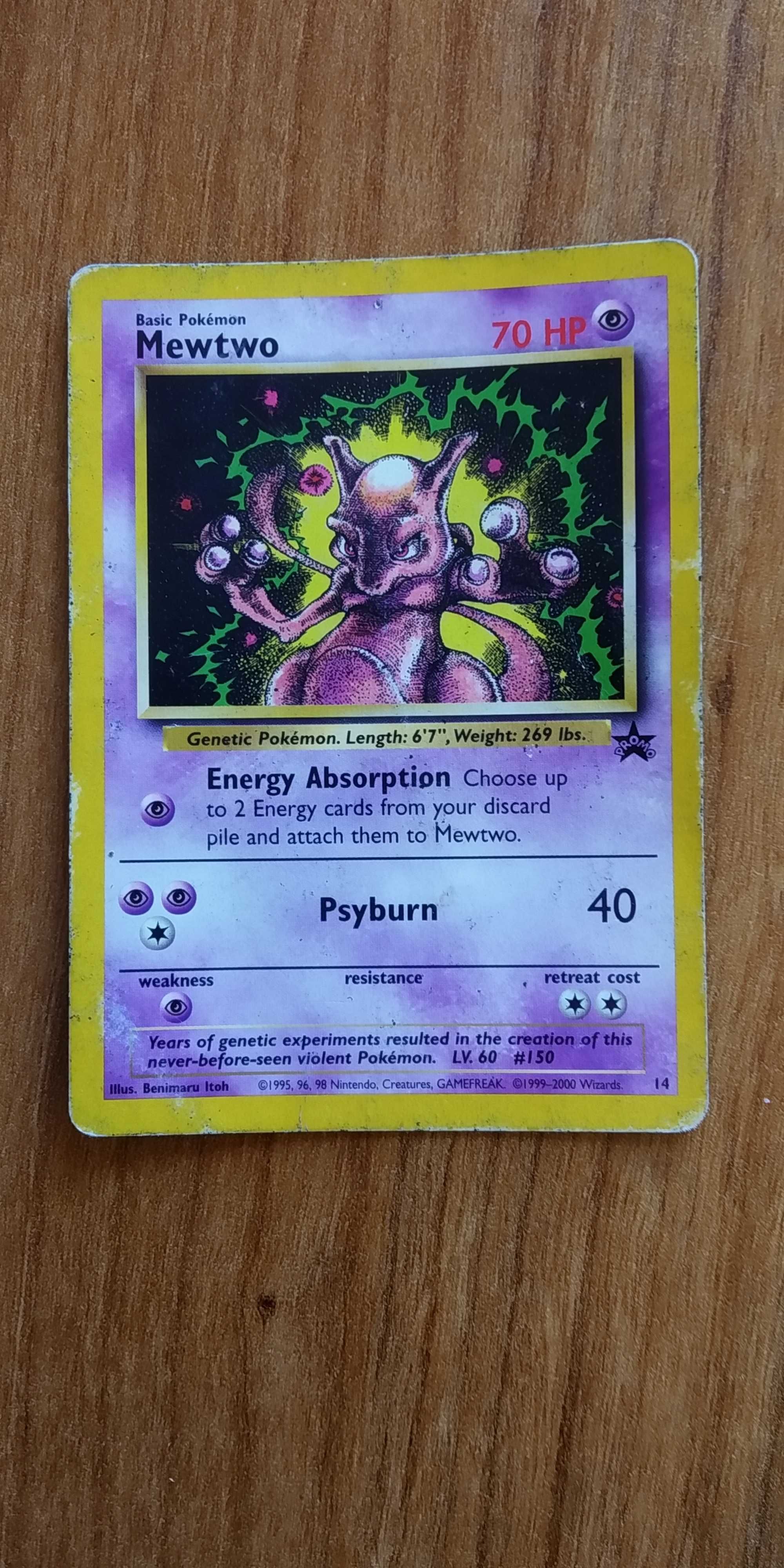 Carta Pokémon Mewtwo