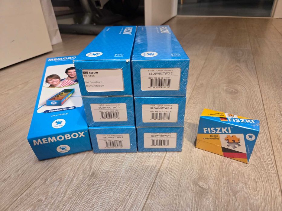 Fiszki niemiecki słownictwo 1-6 + rekcja czasownika gratis