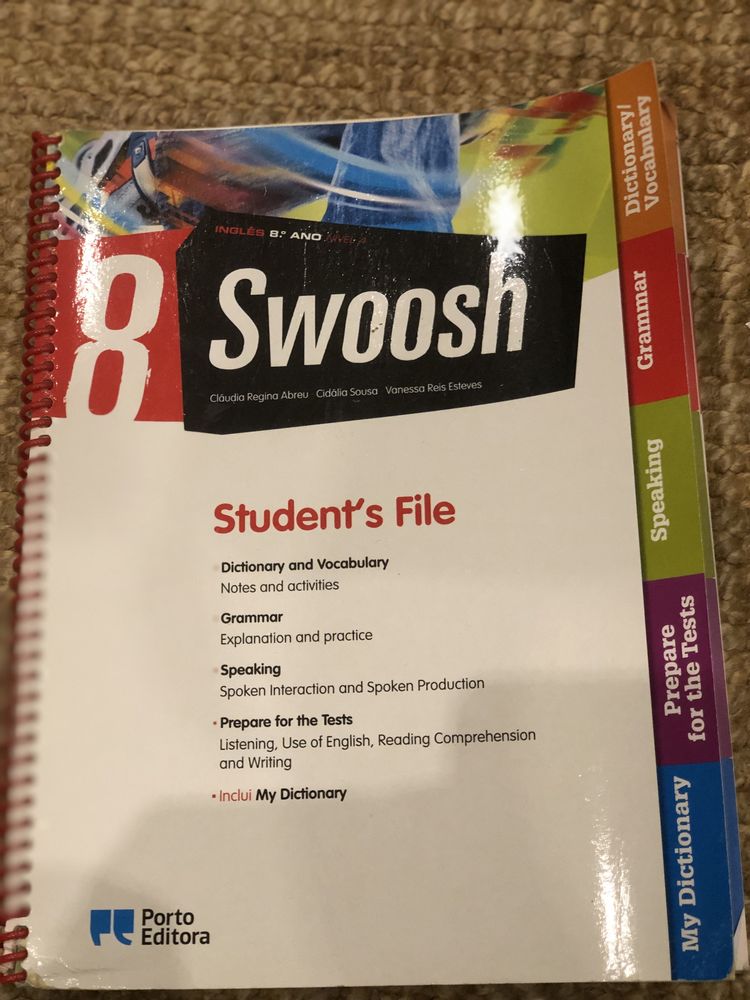 Caderno Swoosh 8 ano students file