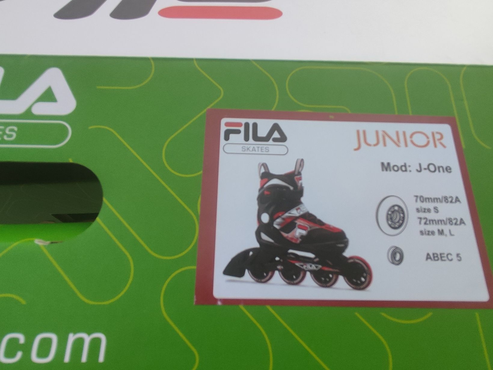 Rolki dziecięce FILA J-One czarne rozmiar  36-40 EU