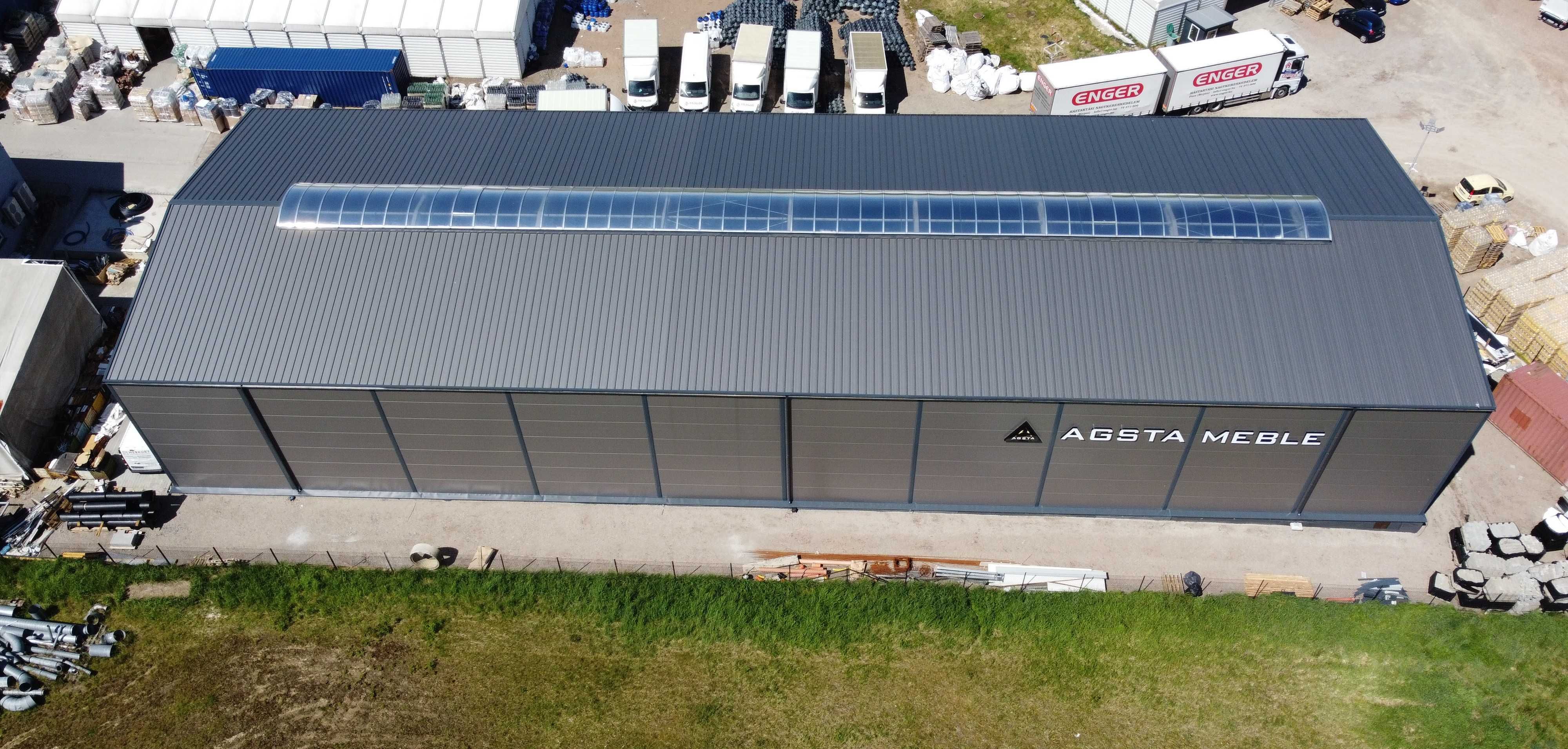 hala magazynowa 15m x 50m x 6,0m 750m2 GAJ-STAL