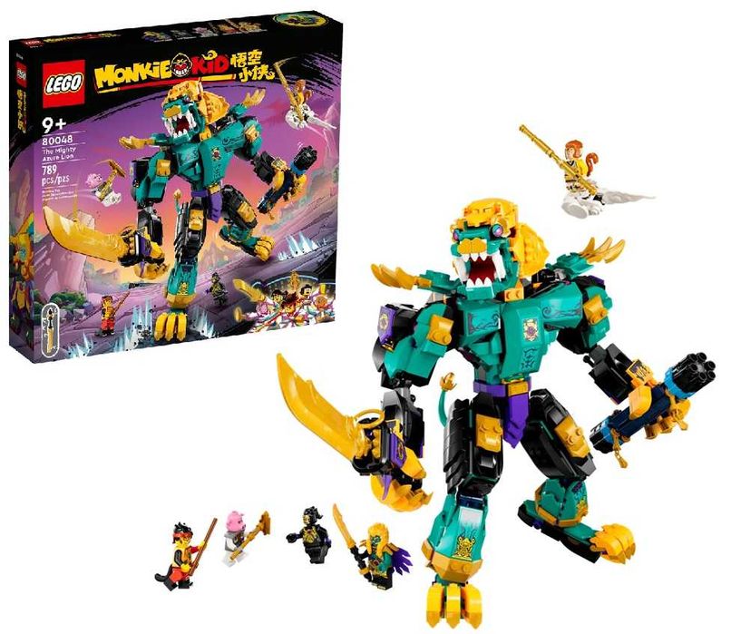 LEGO Monkie Kid 80048 Potężny Azure Lion Ninjago na prezent święta