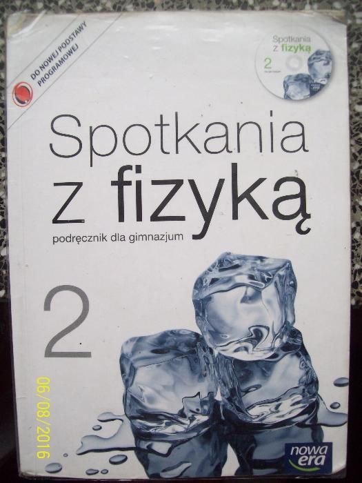 Spotkania z fizyką 2 Nowa era podręcznik dla 2 klasy gimnazjum