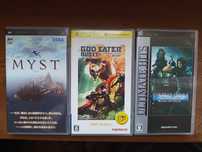 Zestaw Gier PSP / God Eater Burst, Final Fantasy Crisis Core, Myst