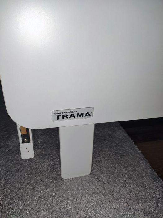 Berço cama Trama série Musa branco mate com colchão [Baixa de Preço]
