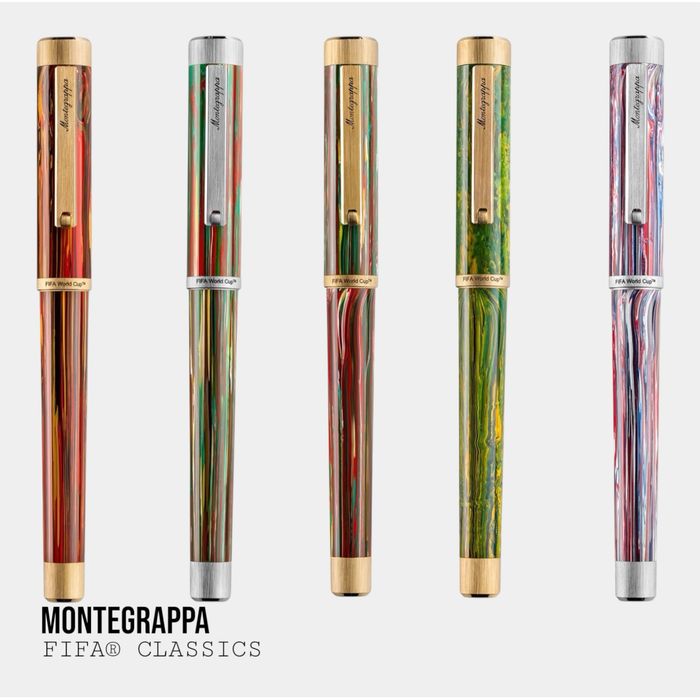 Пір’яна Ручка Montegrappa FIFA Brazil | Ліміт 100 шт | 14K золоте перо