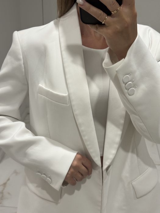 Піджак Зара білого колольору