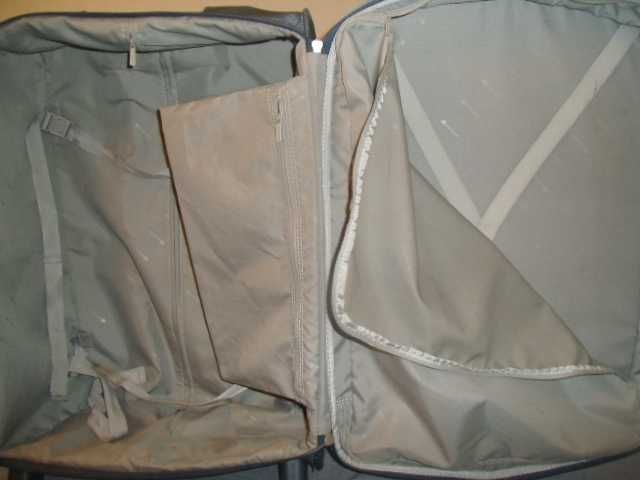 Чемодан большой серый брендовый DELSEY, валіза, размер 60Х45Х28/33 см.