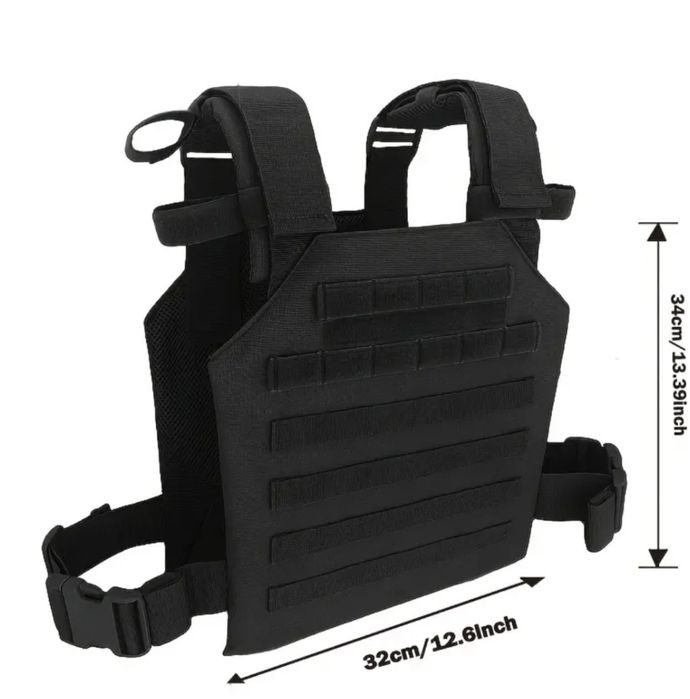 Універсальна Плитоноска (Чорна) з системою Molle