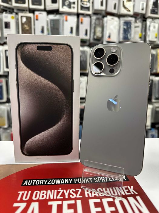 iPhone 15 Pro Max 256GB | Stan idealny | Gwarancja | Sklep