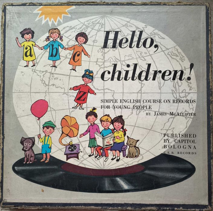 Kurs języka angielskiego dla dzieci na płytach winylowych